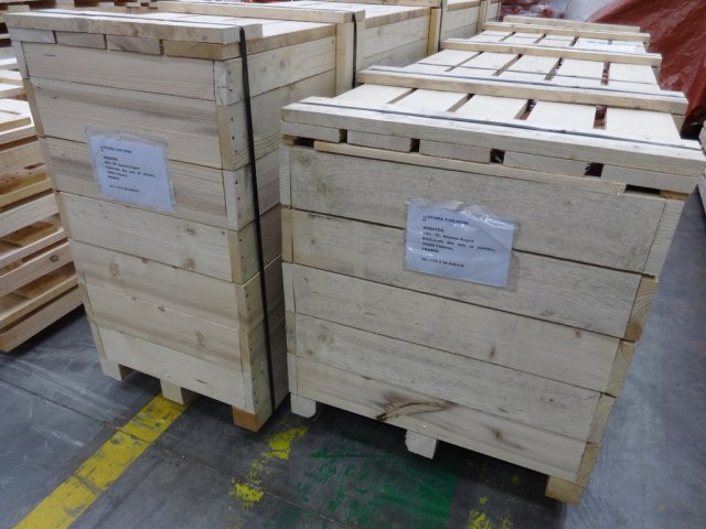 boxes before shipment